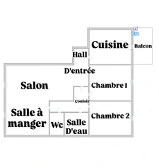 Grenoble – T3 Traversant Est/Ouest de 62 m² – Vue Montagne – Balcon – Garage