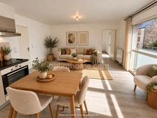 Appartement T2 Rennes Saint-Hélier – 45 m² – Parking couvert et sécurisé – Plein sud RENNES – SAINT-HÉLIER – APPARTEMENT T2 DE 45,17 M² – PARKING COUVERT – EXPOSITION SUD