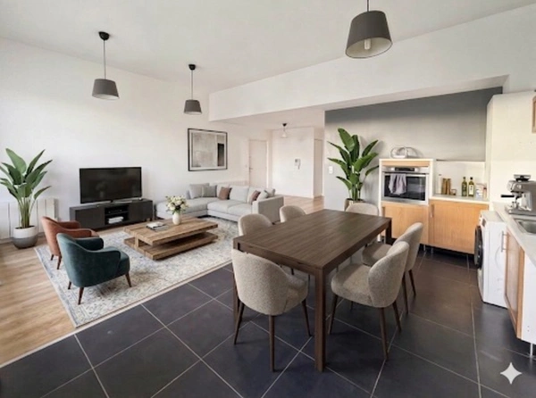 Franqueville Saint Pierre Appartement dernier étage T3 70m2 Terrasse 18 m2 sud