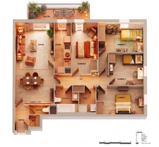Appartement T5 à La Courneuve
