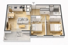 SAINT-CYPRIEN VILLAGE – T3 NEUF LUMINEUX AU 1ER ÉTAGE AVEC BALCON