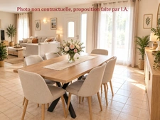 Maison de plain pied, 4 chambres- SAINT LOUBES (33)