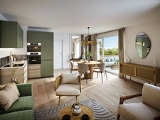appartement à vendre 2 pièces POMPONNE (77) - avec grand balcon