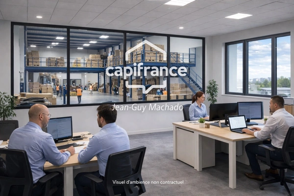 Site PME clé en main avec atelier et bureaux – 720 m² – Toulouse Sud