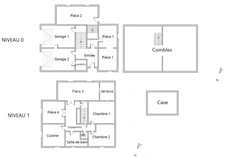 CHATENOIS-LES-FORGES (90700) – MAISON 177 m² – 3 CHAMBRES / POSSIBILITÉ 6 (60 m² COMBLES AMENAGEABLES) – 2 GARAGES – POTENTIEL LOGEMENT INDEPENDANT DE 60 m² 