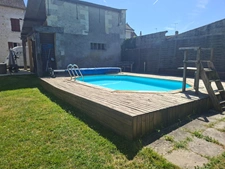 Maison de 100 m², 4 chambres, sur plus de 1300 m² de terrain.