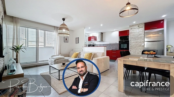 Appartement à vendre 3 pièces  (69) À vendre – Superbe T3 rénové de 68 m² – Rillieux-la-Pape situé 1 Avenue Général Leclerc