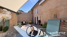Maison à vendre 4 pièces SAINT GENIS LES OLLIERES (69) – Le charme d'une maison de village avec cour intimiste, garage et vie à pied !