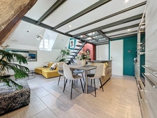Dpt Rhône (69), TASSIN LA DEMI LUNE à vendre LOFT en Duplex T2bis/T3 d'environ 64,79 m² utiles, Parc, Atypique, dernier étage 