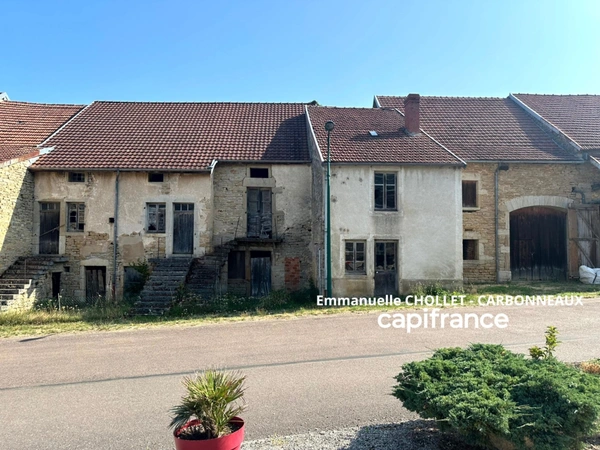 Maison à vendre avec grange attenante et terrain VITTEAUX (21)