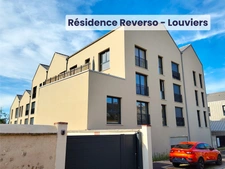 NEUF - Appartement T3 de 54,79 m² avec deux suites, balcon et stationnement - Résidence Reverso à Louviers