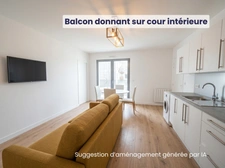 NEUF - Appartement T3 de 54,79 m² avec deux suites, balcon et stationnement - Résidence Reverso à Louviers
