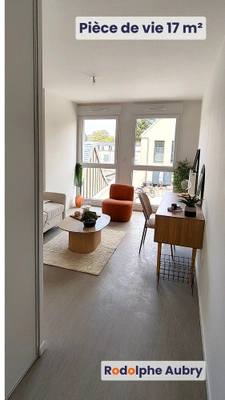 Studio de 21,93m² - Résidence Reverso à Louviers - Disponible de suite