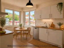 Maison 3 pièces avec terrasse couverte et jardin à ZINSWILLER