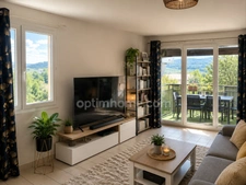 ALLONZIER-LA-CAILLE – Appartement T3 avec balcon, garage et cave