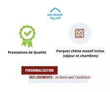 MALAKOFF - Magnifique appartement 4 pièces de standing avec balcon et parking