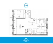 MALAKOFF - Magnifique appartement 4 pièces de standing avec balcon et parking