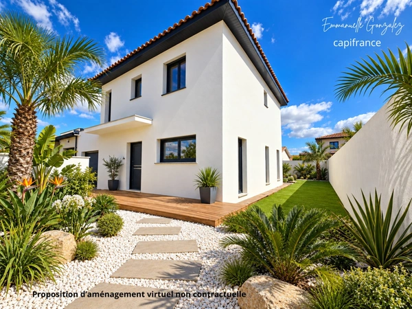 Villa contemporaine 150 m² 5 pièces à BASSAN (34)