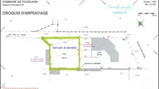 Terrain viabilisé constructible de 388 m² FOUZILHON (34)