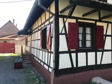 Belle propriete en viager occupé 4 pièces  nombreuse dépendances , grand terrain VALFF (67)
