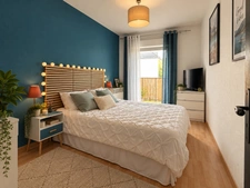 Appartement 2 pièces de 59 m², situé au 4ᵉ étage sans ascenseur.