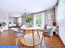 Beaumont-sur-oise  – Maison individuelle 4 pièces 85 m² hab / 95 m² utiles avec 7 places de Parking