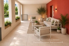 Appartement à vendre 2 pièces JUVIGNAC (34)-1 Chambre-2 Terrasses-Parking-Rez de jardin-Résidence Seniors
