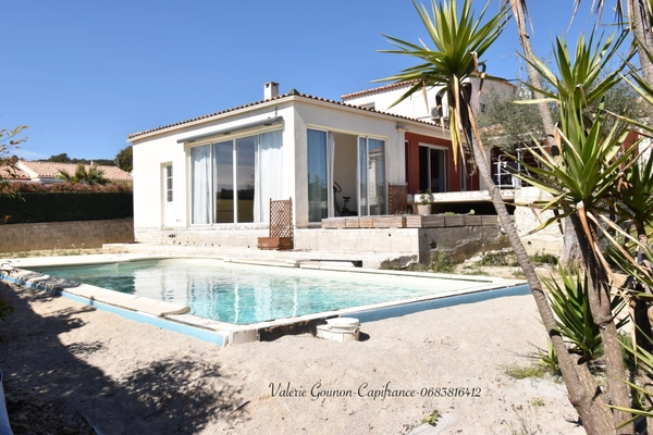 Maison à vendre 6 pièces JUVIGNAC (34)-170m2-3 chambres-Studio-Piscine-Terrain 850m2-Sous-sol-Double Garage