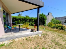 Appartement 2 chambres en rez-de-jardin privatif avec vue sur la rade. Le Rody - GUIPAVAS (29)