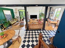 Anglet – Cinq Cantons | Character House 1920 + independent studio – 190 sqm – Patio with pool