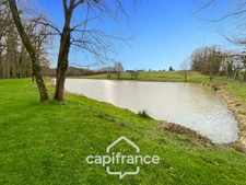 Etang de pêche - 1.1 hectare d'eau - empoissonné -  DOMMARTIN LES CUISEAUX (71)