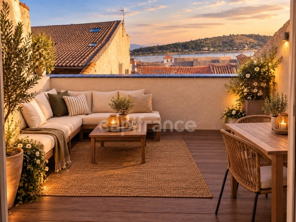 RARE......UNE MAISON: 2 APPARTEMENTS. UNE TERRASSE avec VUE SUR ETANG. 