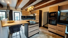 Exceptional stone house – 220 m² renovated – Saint-Cybranet – Fully equipped and furnished – Outbuildings