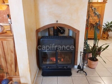 Maison à Sergeac de 151m², 6 pièces, au calme, sans vis à vis, sans travaux avec vue dégagée + garage XXL + chalet.