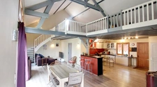 Maison lumineuse de 180m², grande mezzanine, vue dégagée et nature préservée – Orliac