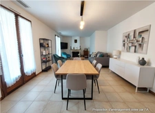 Maison 108m², 4 pièces, 3 chambres, Garage, beau jardin arboré et ensoleillé, équipement neuf, Allas-les-mines.