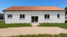 Maison neuve secteur Monpazier, 105m², 3 chambres, terrain 1175m², garage, aucun travaux.