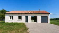Maison neuve secteur Monpazier, 105m², 3 chambres, terrain 1175m², garage, aucun travaux.