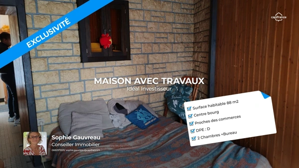  Maison à vendre 5 pièces LA BRUFFIERE (85)