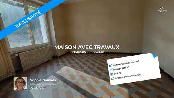  Maison à vendre 5 pièces LA BRUFFIERE (85)