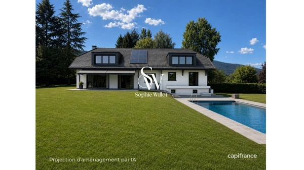 Maison de Famille à vendre 7 pièces - 200 m2 hab. (245 utiles) - plus de 2000m2 terrain prox. Lac - proche de ANNECY (74)