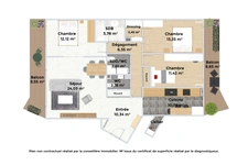 Appartement familial avec deux balcons et vue dégagée