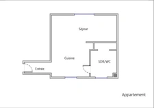 Appartement 26m2 en hyper centre de Villers-Cotterêts – Fort potentiel locatif après rénovation