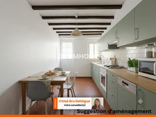 EXCLUSIVITÉ – Maison de village avec jardin intimiste et balcon à Valdurenque