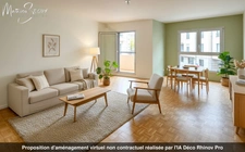 LYON 7 - Appartement T3 rénové avec balcon / Grand garage en sous sol