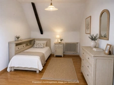 Authentique longère rénovée de 215 m2 – 5 chambres – Terrain arboré de 3000m2 au calme absolu