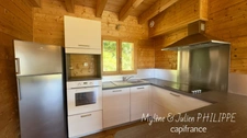 Chalet ossature bois à Pelleautier (05)