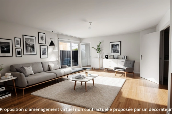 Appartement T1 PMR avec jardinet et place de stationnement à MIRAMAS (13)