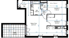 LA VERPILLIERE (38), Appartement T3 Neuf à louer avec loggia et double stationnement