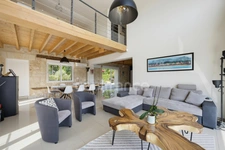 MAGNIFIQUE MAISON EN PIERRE DE 210 M² AVEC PISCINE, GARAGE ET BOULODROME – PROCHE ST EMILION & BORDEAUX